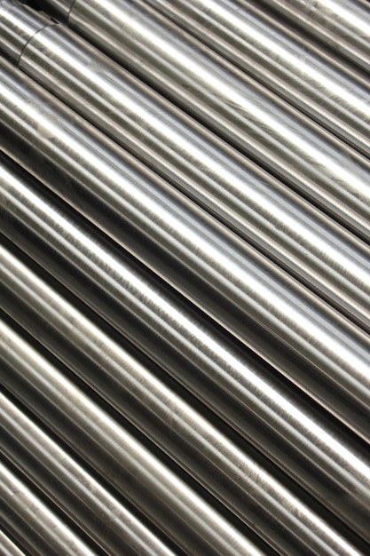 Foto massieve aluminium buizen