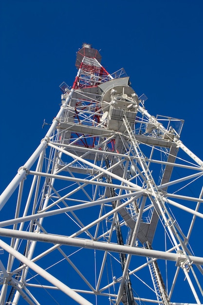 Foto mast voor telecommunicatie