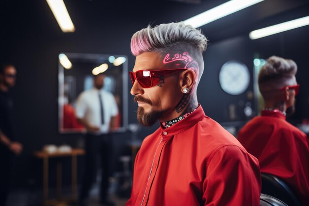 Master Barber Showcases Clients Restored Nourished And Dyed Hair