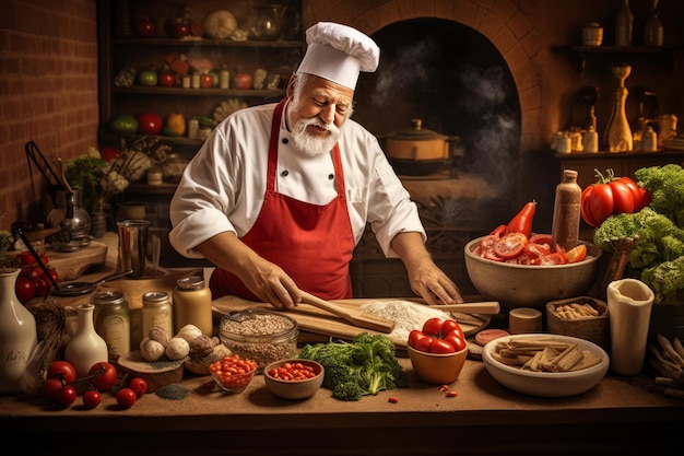 Master Chef Delights A Glimpse into an Italian Dinner Captivating Kitchen Experience