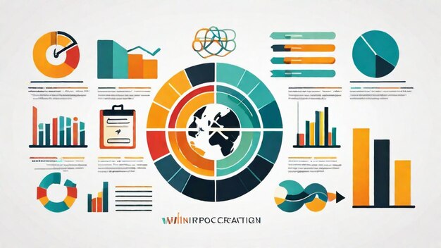 Photo mastering the art of infographic creation