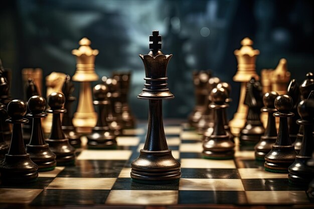 Mastering Strategy and Competition Unveiling the Chessboard's Photo Chess Pieces