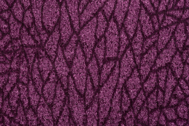 Masterly ornamental fabric texture in violet tone