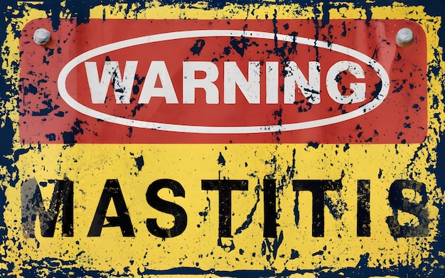 Mastitis warning billboard