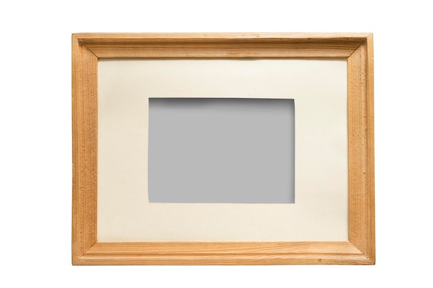 Mat frame isolated