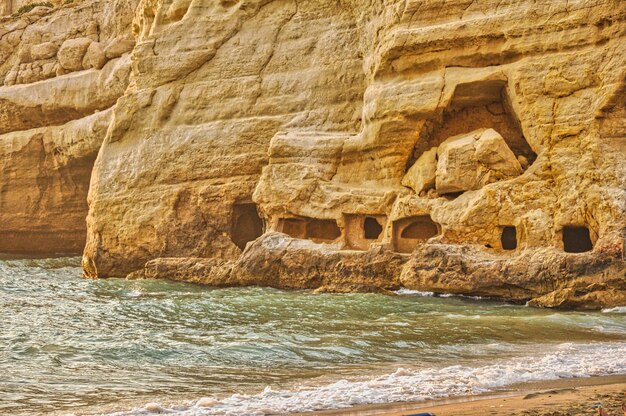 Matala caves Crete
