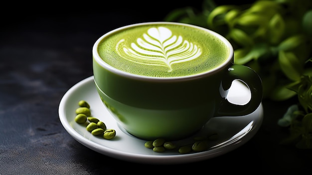 Matcha green tea Generative AI