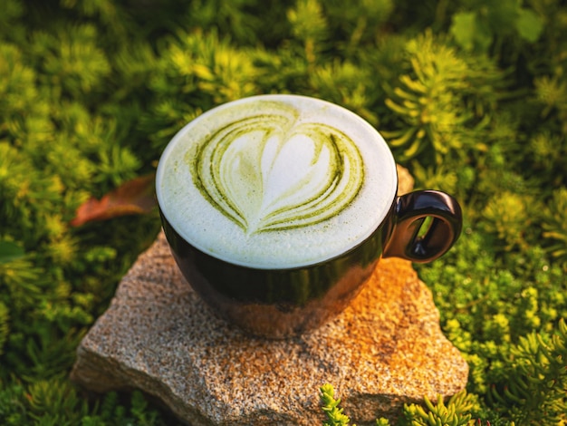 Matcha groene thee latte