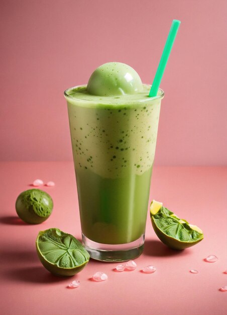 Matcha ice green tea