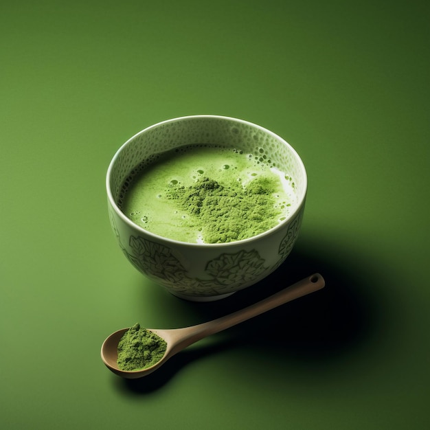 Photo matcha powder visual photo album full of products made from matcha for matcha lovers