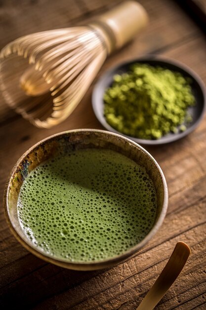 Photo matcha tea