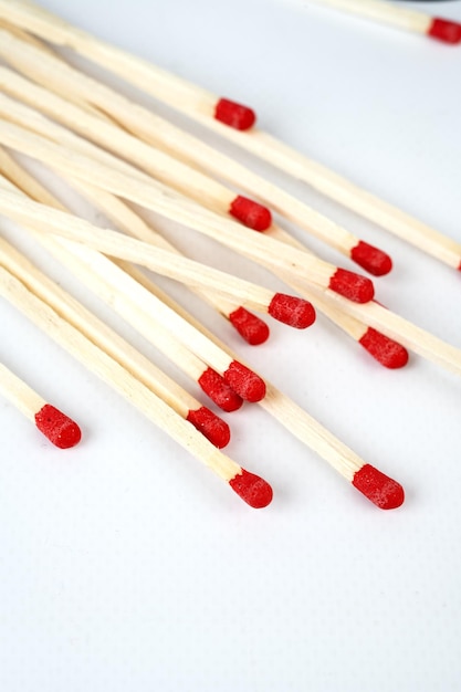matches on a pale background light it with matches