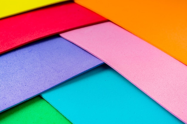 Material design colorful layers