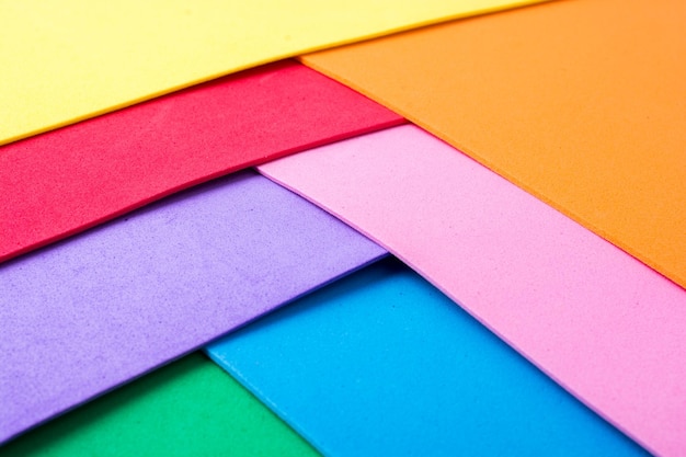 Material design colorful layers