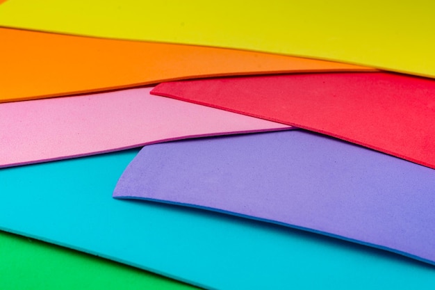 Material design colorful layers