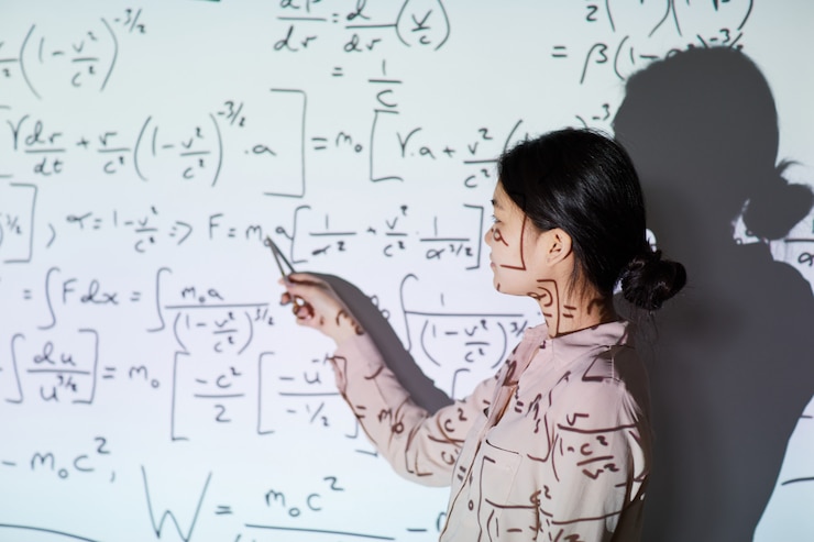 Photo 数学の学生のプレゼンテーション