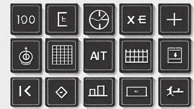 Photo mathematical formulas and equations