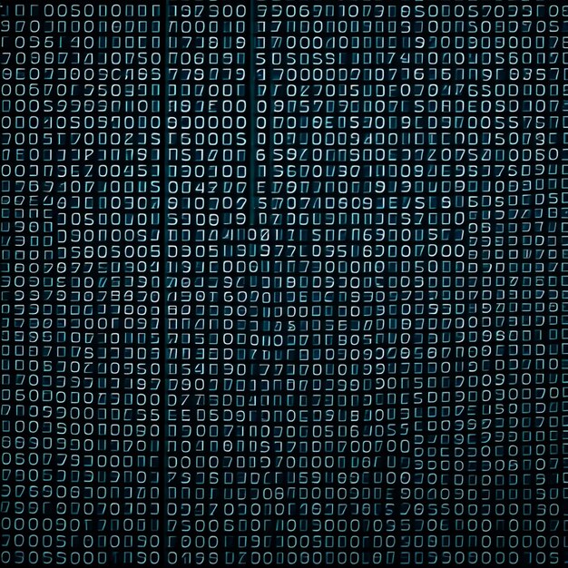 matrix style binary code digital background