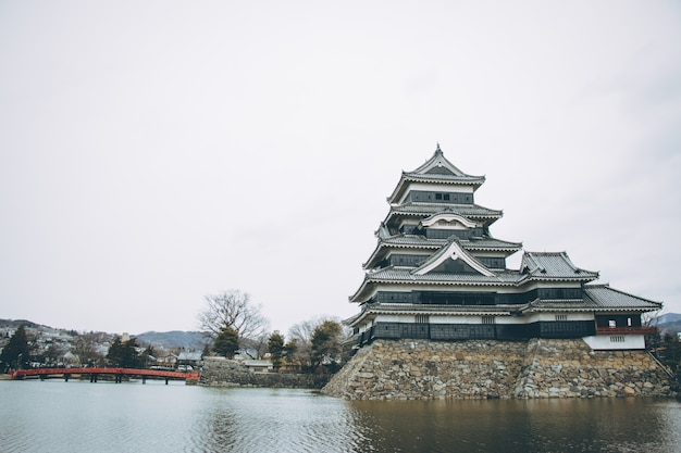 日本の松本城