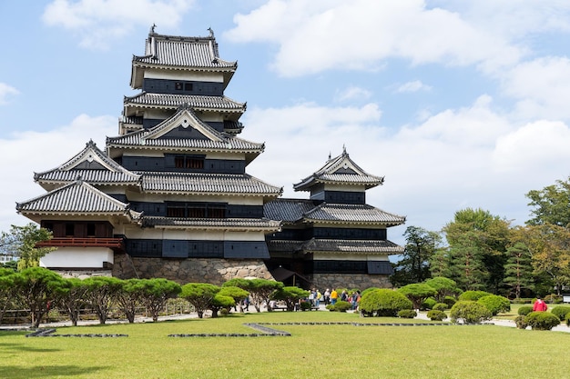 松本城と公園