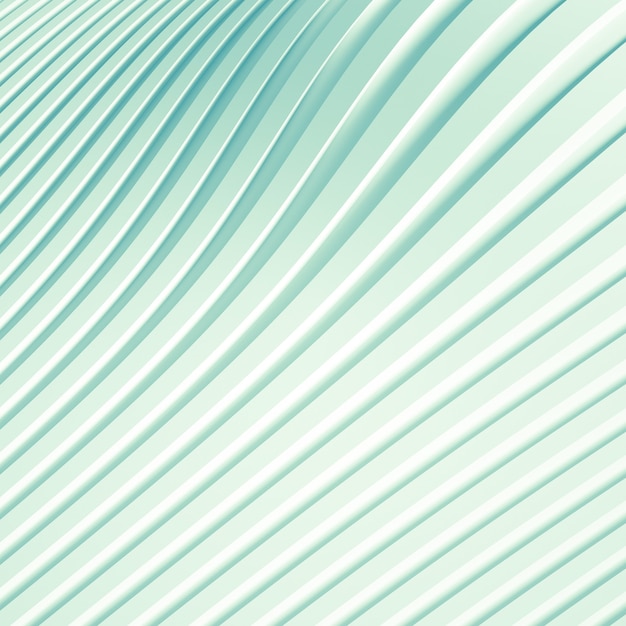 Matte background with a three-dimensional print, waves and stripes.  3d illustration, 3d rendering.