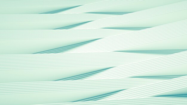 Matte background with a three-dimensional print, waves and stripes.  3d illustration, 3d rendering.