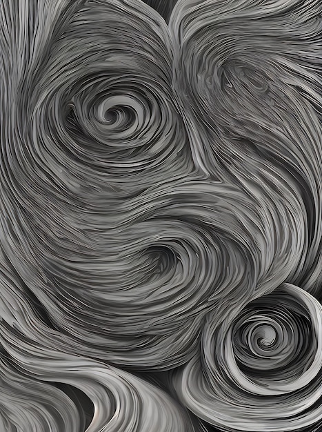 Matte black metal swirls Pantone palette