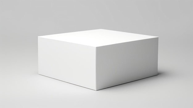 Матовая бумажная коробка макет