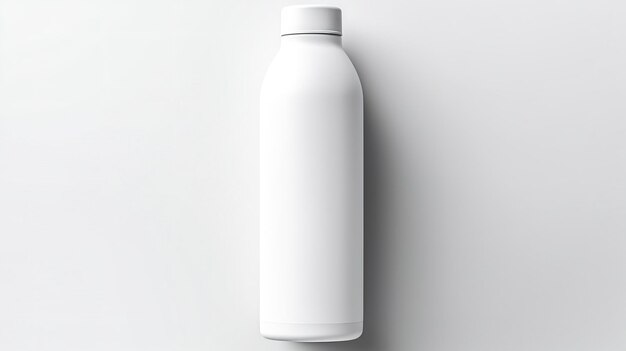 Matte Plastic 20oz Bottle Mockup