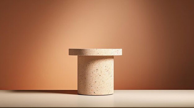 Matte terrazzo with delicate speckles for decor presentation