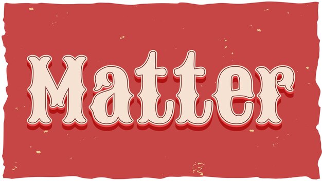 Photo matter vintage text