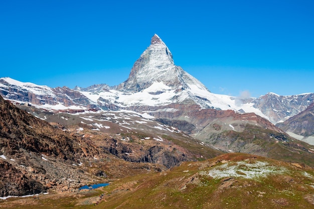 Photo matterhorn mountain near zermatt switzerland