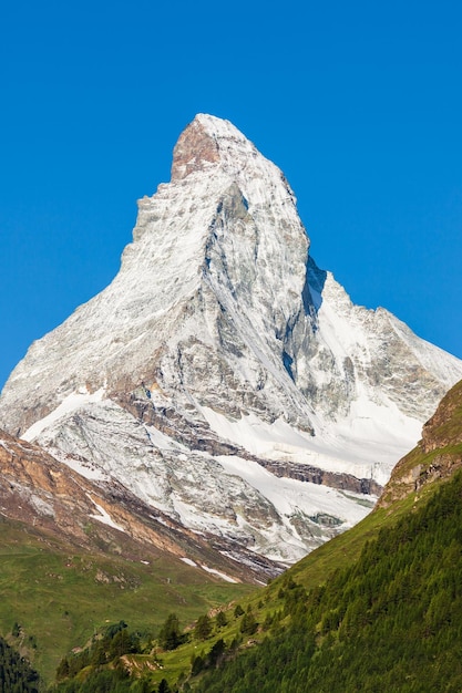 スイスのマッターホルン山脈