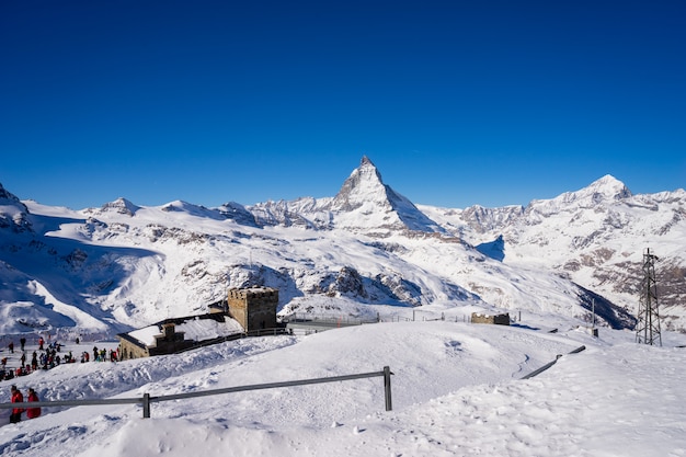 Matterhornberg, zermatt in zwitserland