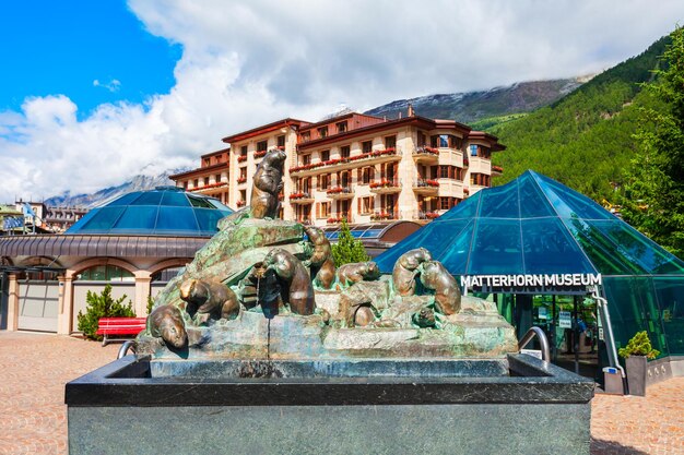 Matterhornmuseum in zermatt, zwitserland