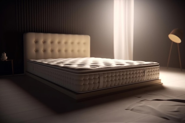 Mattress For Bed In Bedroom Generative AI