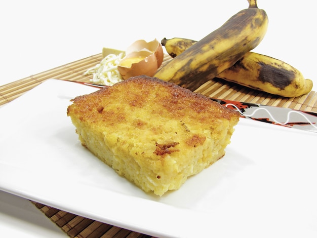 Mature banana cake