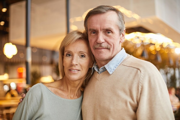 Mature couple having strong marriage