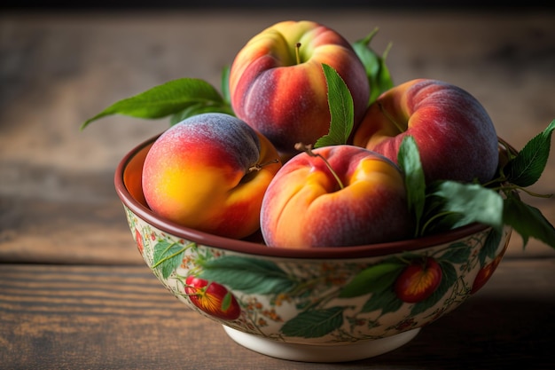 Mature nectarines