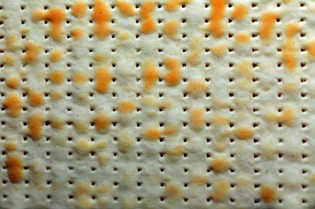 Matzo for Passover close up