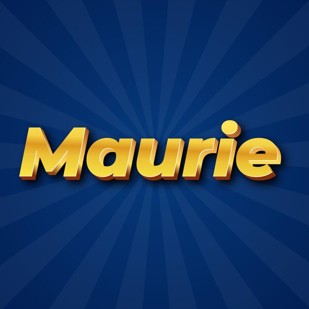 Maurie text effect gold jpg attractive background card photo