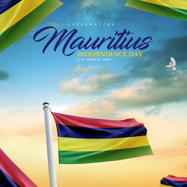 Mauritius Independence Day Illustration