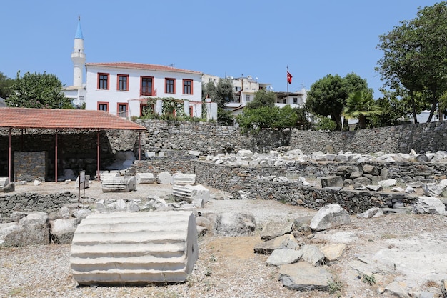 Mausoleum at halicarnassus in bodrum town