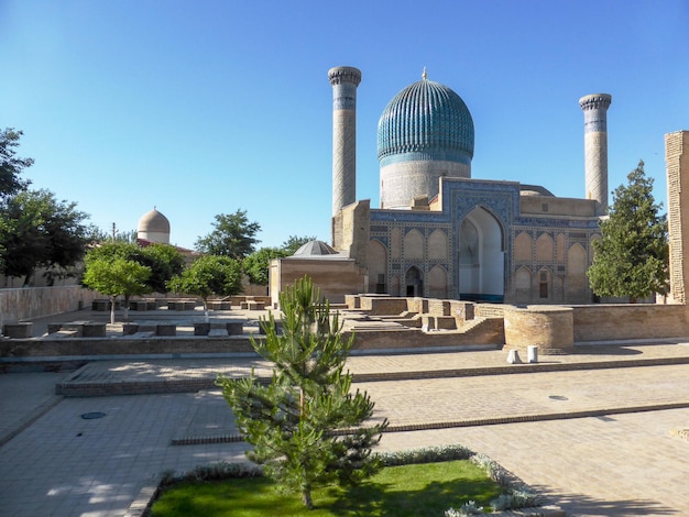 Mausoleum uit het begin van de 15e eeuw in Samarkand