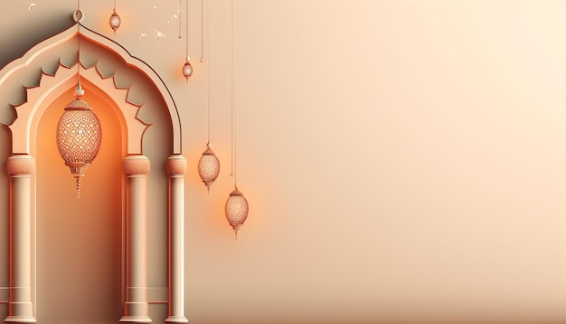 mawlid al nabi milad un nabi islamic background banner with ramadan lantern