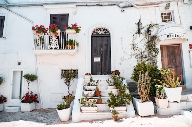 May 28 2023 Ostuni Brindisi Puglia Italy Europe Old town in southern Italy