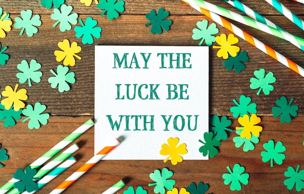 Photo may the luck be with you
