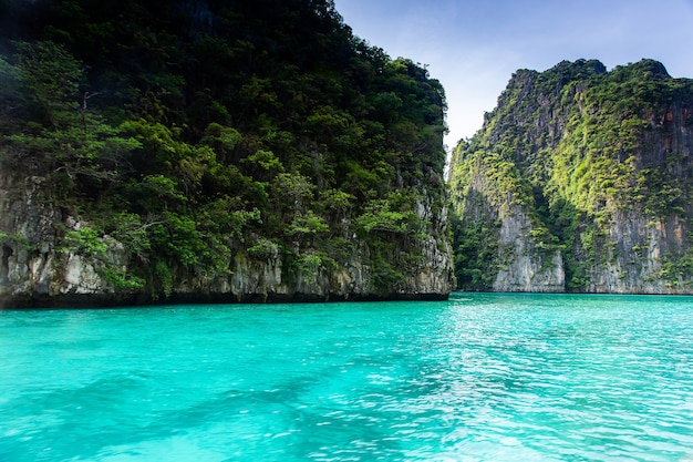 Maya-baai Phi Phi Leh-eiland, Krabi Thailand