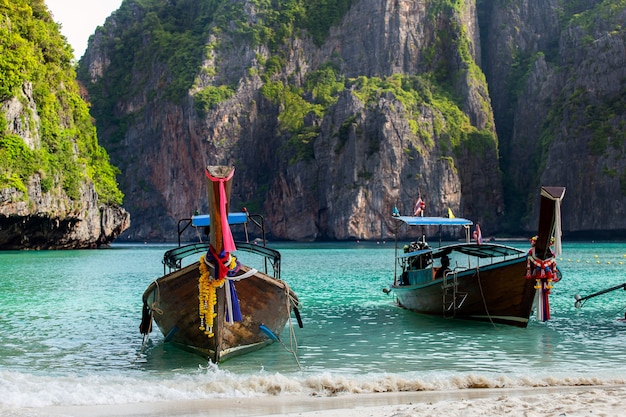 Maya bay Phi Phi Leh island, Krabi Thailand