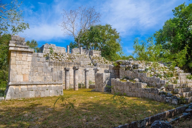 Maya-ruïnes van La Iglesia Chichen Itza Yucatan Mexico Maya-beschaving